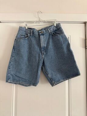 Wrangler Men's Relaxed Denim Shorts - Light Blue